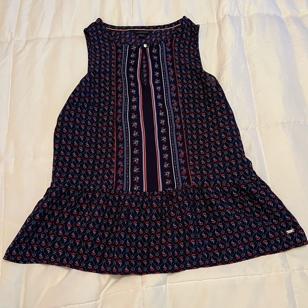 Tommy Hilfiger/women’s blouse, size S/P, red, white and blue